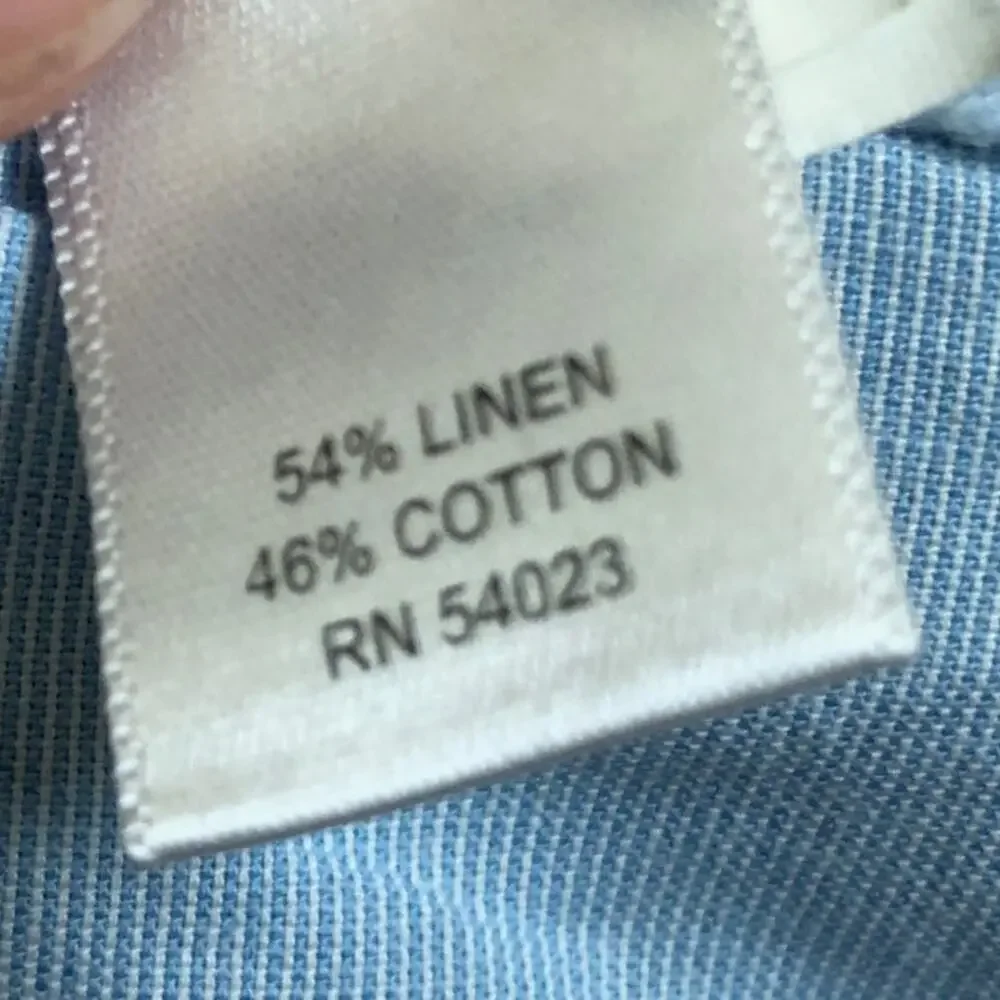 Banana Republic Mens Pants Tan Modern Relaxed Fit Linen Cotton Blend 35x32